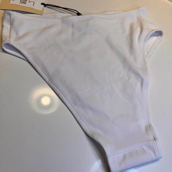 NWT Oye Swimwear High Waist Anna Bottom in White Size Small - Picture 5 of 5